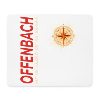 Offenbach - Mousepad (Querformat) - Weiß - Vorne