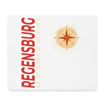 Regensburg - Mousepad (Querformat) - Weiß - Vorne