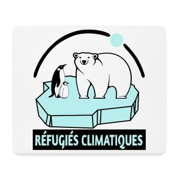 Réfugiés climatiques - Tapis de souris (format paysage) - blanc - Devant