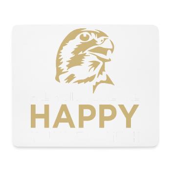 Falknerei Falkner Falknerin Beizjagd Greifvogel - Mousepad (Querformat) - Weiß - Vorne