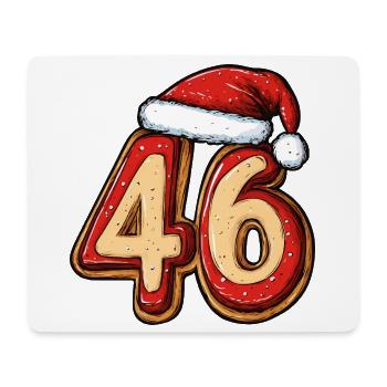 46 Number Cookie Christmas - Mouse Pad (horizontal) - white - Front