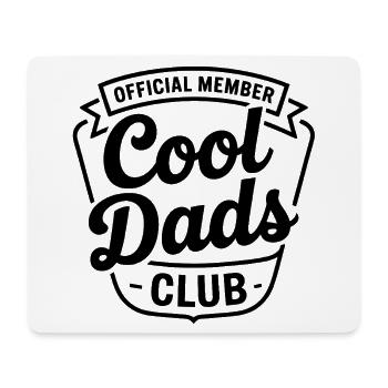 Official Member – Cool Dads Club - Mouse Pad (horizontal) - white - Front