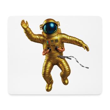 GOLDEN SPACEMAN - geek & scifi - Mouse Pad (horizontal) - white - Front