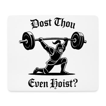 Est-ce que tu hans même - Funny Medival Gym Meme - Tapis de souris (format paysage) - blanc - Devant
