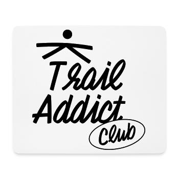 Trail Addict Club - Mousepad (Querformat) - Weiß - Vorne