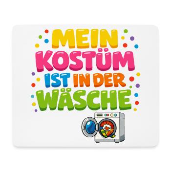 Mon costume est dans la blanchisserie Carnaval Carnaval - Tapis de souris (format paysage) - blanc - Devant