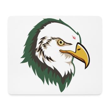 Eagle Head - Mouse Pad (horizontal) - white - Front