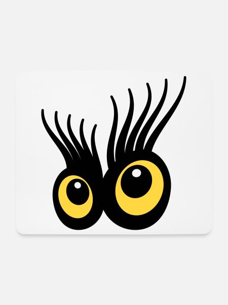 Eyes - Mouse Pad (horizontal) - white