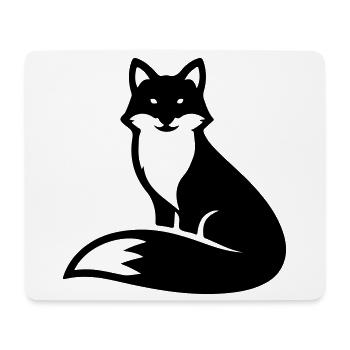 Fuchs Tier - Mousepad (Querformat) - Weiß - Vorne