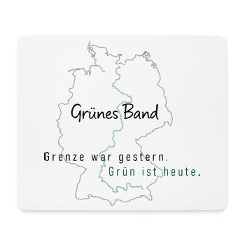 Grünes Band - Gruen ist heute - Mousepad (Querformat) - Weiß - Vorne