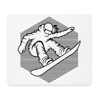 Design simple et intemporel pour les femmes - Tapis de souris (format paysage) - blanc - Devant