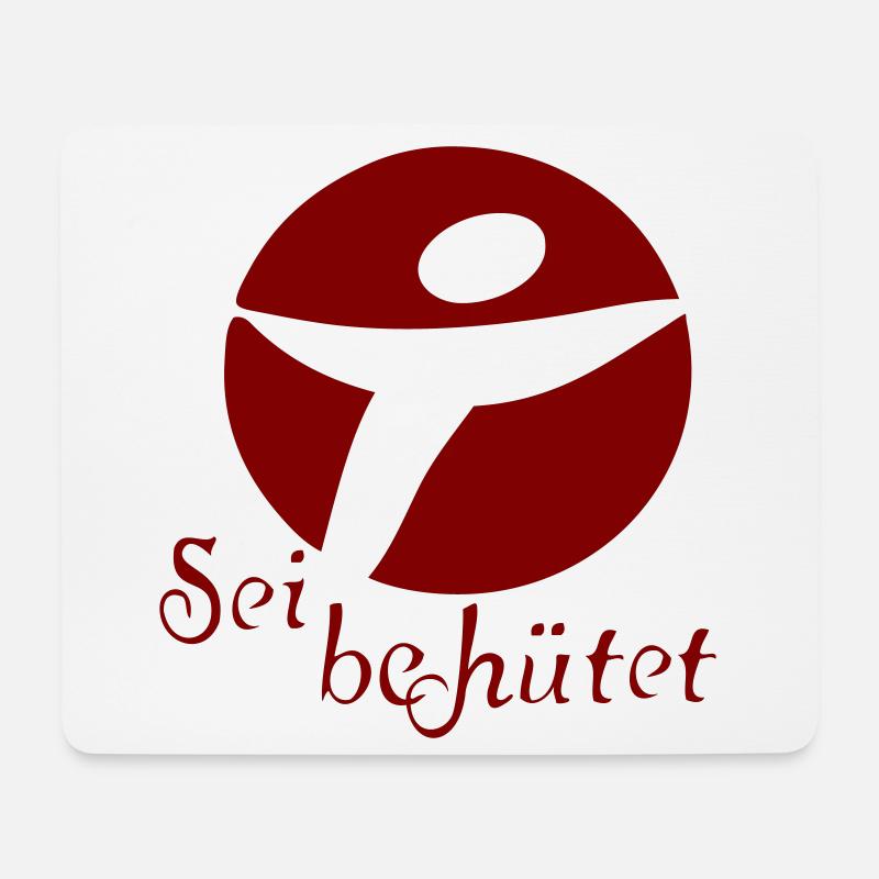 Christus sei behütet - Mousepad (Querformat) - Weiß