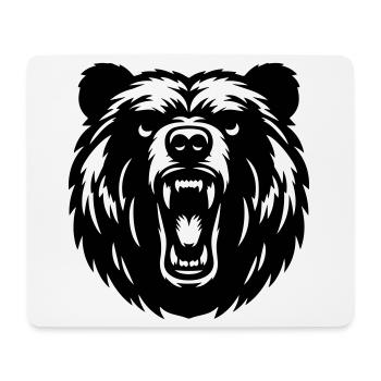 Russian Grizzly Bear – Strong Motive! - Mouse Pad (horizontal) - white - Front