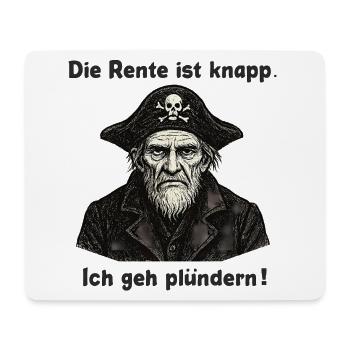 Pension rare de pirates pilleurs - Tapis de souris (format paysage) - blanc - Devant