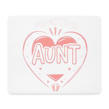 Aunt 2026 Aunt 2026 Promoted to Aunt 2026 - Mouse Pad (horizontal) - white - Front