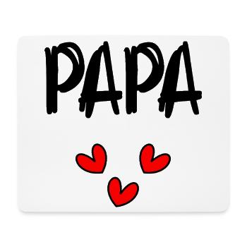 DAD. FATHER'S DAY. HAPPY FATHER'S DAY. HAPPY BIRTHDAY. - Mouse Pad (horizontal) - white - Front