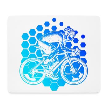 Idée cadeau pour un vélo de route avec vélo de route - Tapis de souris (format paysage) - blanc - Devant