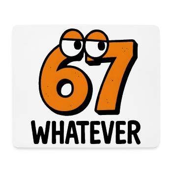 Six Seven Whatever Italian Brainrot Humor Meme  - Mousepad (Querformat) - Weiß - Vorne