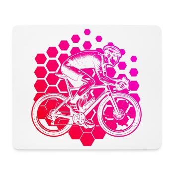 Idée cadeau pour un vélo de route avec vélo de route - Tapis de souris (format paysage) - blanc - Devant