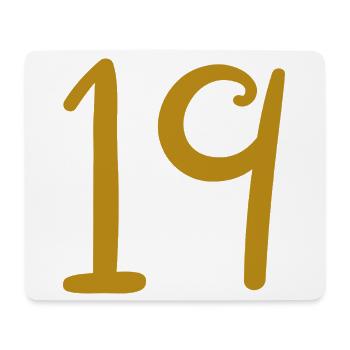 19 - Mouse Pad (horizontal) - white - Front