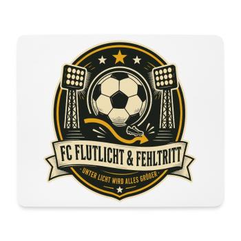 FC Flutlicht & Fehltritt - Mousepad (Querformat) - Weiß - Vorne