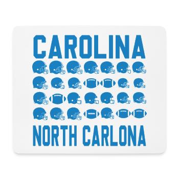 Carolina Football Iconrader - Mousepad (Querformat) - Weiß - Vorne