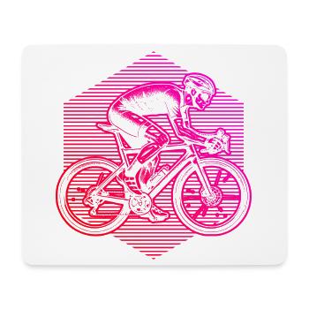Gift idea for a road bike with road bike - Mouse Pad (horizontal) - white - Front