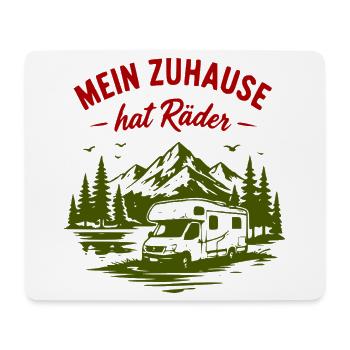 Mein Zuhause hat Räder – Vanlife - Mousepad (Querformat) - Weiß - Vorne
