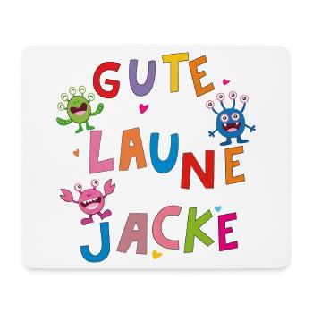 GUTE LAUNE MONSTER  - Mousepad (Querformat) - Weiß - Vorne