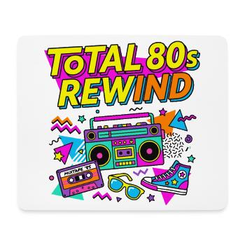 Total 80s Rewind - Mousepad (Querformat) - Weiß - Vorne