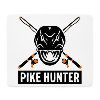 Pike Fishing Rods Graphic - Mouse Pad (horizontal) - white - Front