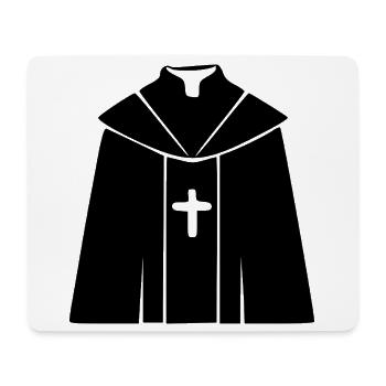 Priester Pfarrer Theologie Geschenk Christentum  - Mousepad (Querformat) - Weiß - Vorne