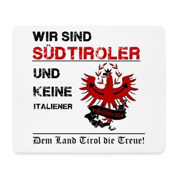 Südtirol - Mousepad (Querformat) - Weiß - Vorne