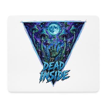 Tot in mondbeschienenen Pilzen - Mousepad (Querformat) - Weiß - Vorne