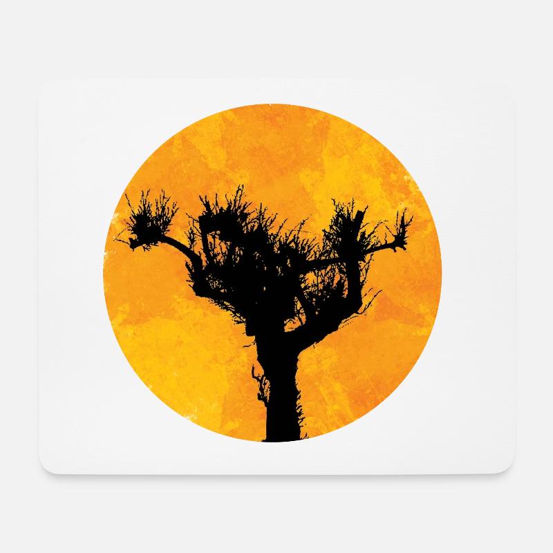 Pinie in der sonne - Mousepad (Querformat) - Weiß