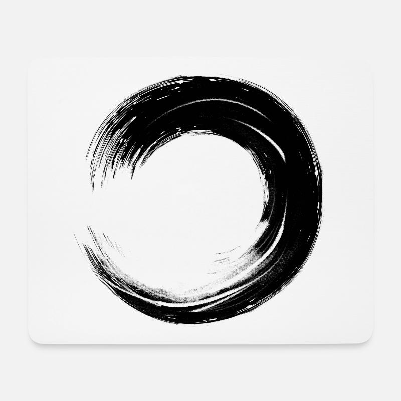 Kreis Kreise - Mousepad (Querformat) - Weiß