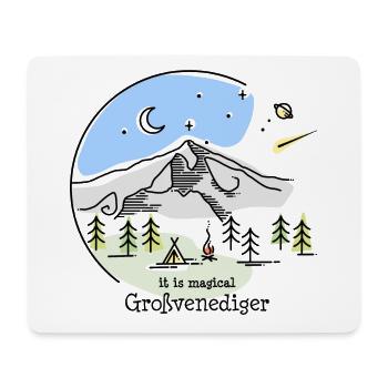 Großvenediger 3657 m Hohe Tauern Salzburg Wandern - Mousepad (Querformat) - Weiß - Vorne