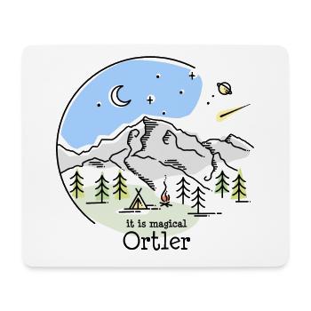 Ortler Tyrol Tyrol du Sud Alpes Randonnée Souvenir - Tapis de souris (format paysage) - blanc - Devant