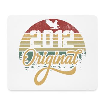 Original 2012 Vintage - Geburtstagsgeschenk 2012 - Mousepad (Querformat) - Weiß - Vorne