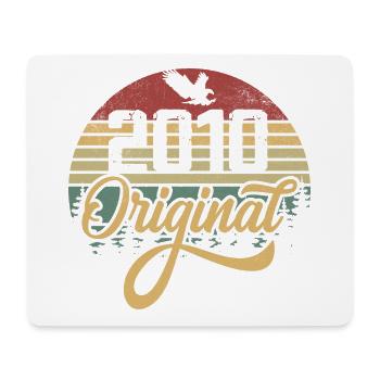 Original 2010 Vintage - Cadeau D’anniversaire 2010 - Tapis de souris (format paysage) - blanc - Devant