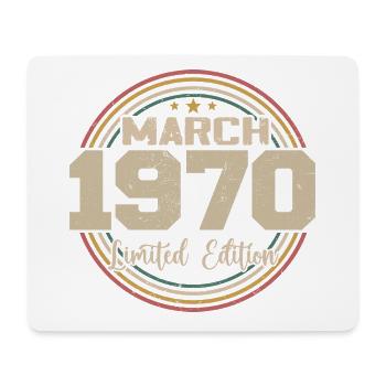 Awesome seit März 1934 Geburtstag 1934 Geschenk - Mousepad (Querformat) - Weiß - Vorne