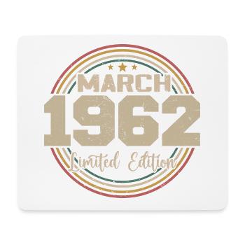 Awesome seit März 1934 Geburtstag 1934 Geschenk - Mousepad (Querformat) - Weiß - Vorne