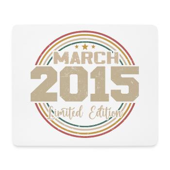 Génial Depuis Mars 2015 Anniversaire 2015 Cadeau - Tapis de souris (format paysage) - blanc - Devant