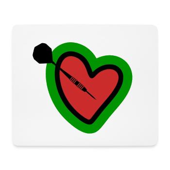 Dart - Darts - Dartspieler - Dart Geschenke - Mousepad (Querformat) - Weiß - Vorne