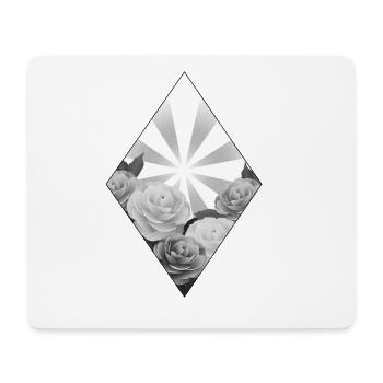 roses - Mouse Pad (horizontal) - white - Front
