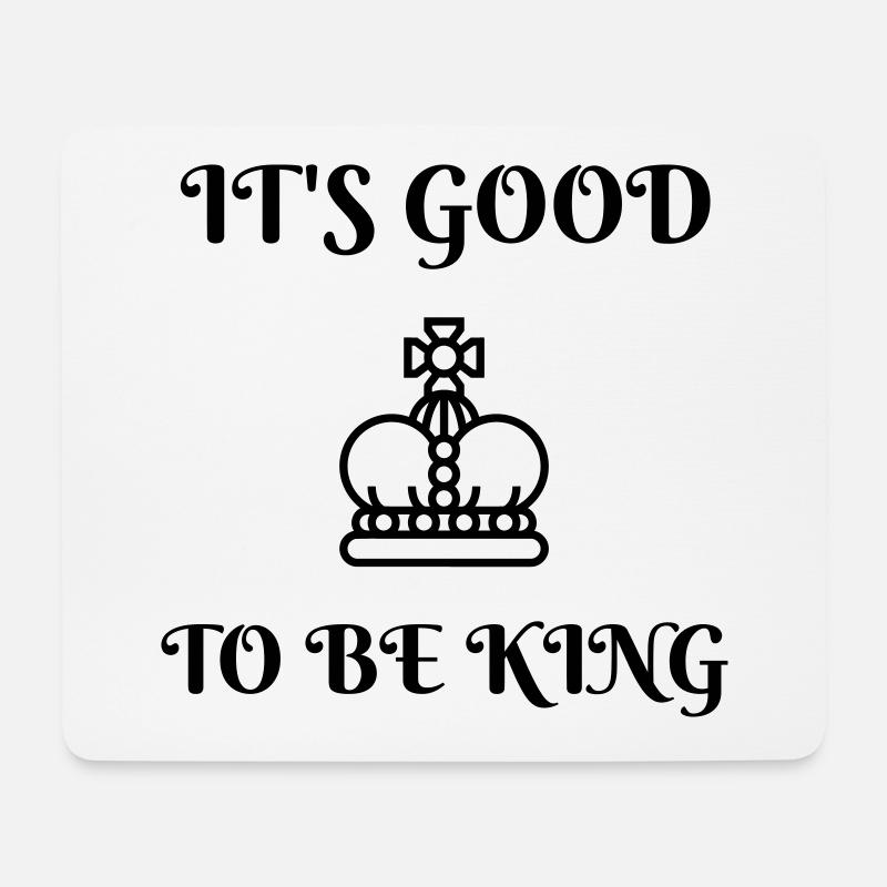 Monarch Monarchie König Königreich - Mousepad (Querformat) - Weiß