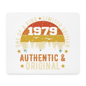 Original 1979 Geburtstagsgeschenk 1979 authentisch - Mousepad (Querformat) - Weiß - Vorne