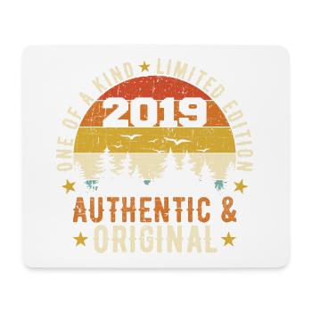 Original 2019 Birthday Gift 2019 Authentic - Mouse Pad (horizontal) - white - Front