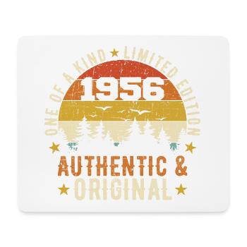 Original 1956 Birthday Gift 1956 Authentic - Mouse Pad (horizontal) - white - Front