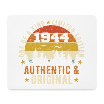 Original 1944 Birthday Gift 1944 Authentic - Mouse Pad (horizontal) - white - Front